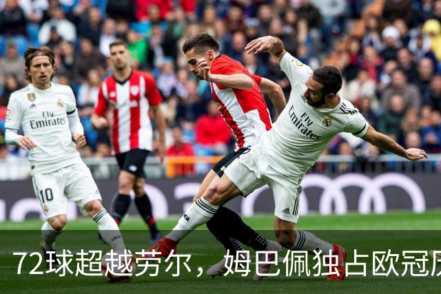 72球超越劳尔，姆巴佩独占欧冠历史射手榜第五位